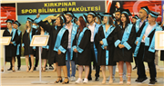 KIRKPINAR SPOR BİLİMLERİ FAKÜLTESİ MEZUNİYET TÖRENİ GERÇEKLEŞTİRİLDİ