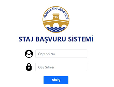 TRAKYA ÜNİVERSİTESİ, ELEKTRONİK STAJ BAŞVURU SİSTEMİ'Nİ ÖĞRENCİLERİN KULLANIMINA SUNDU