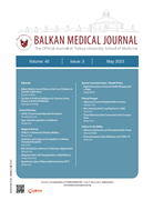 BALKAN MEDICAL JOURNAL BAŞARISINI SÜRDÜRÜYOR