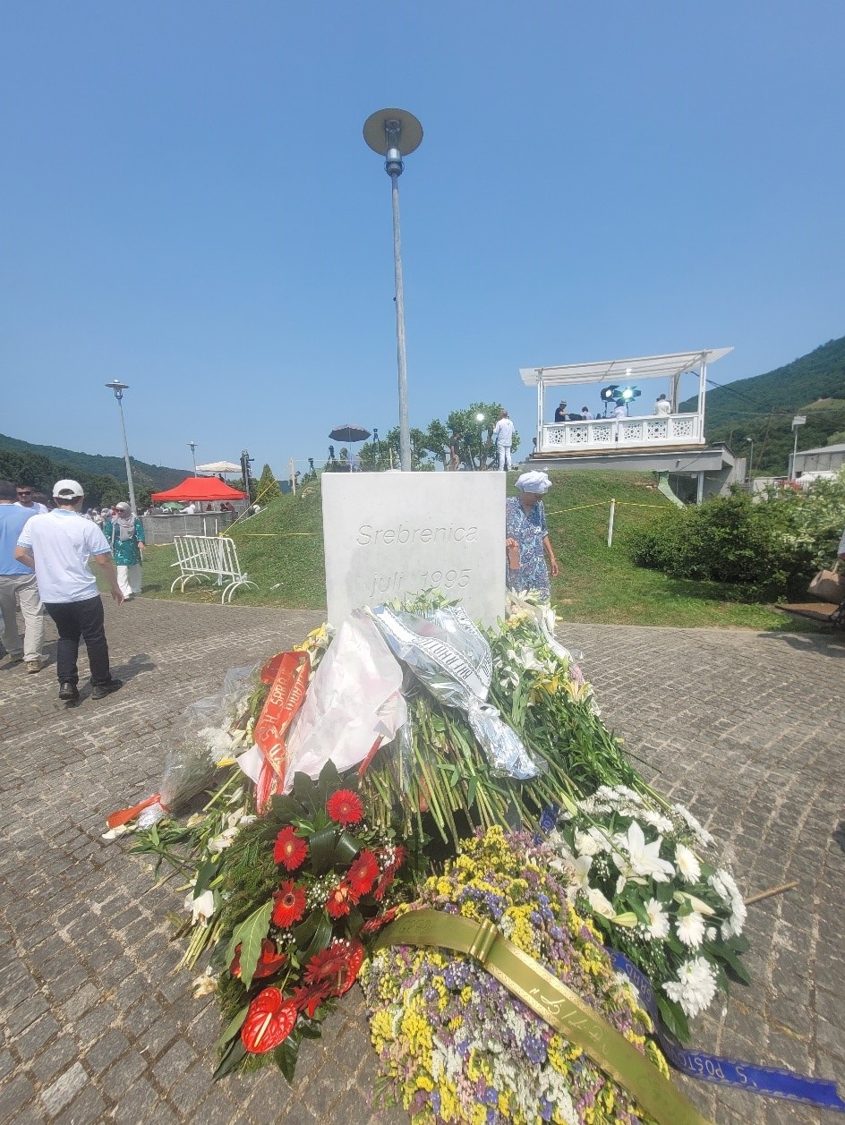 ÖĞR. GÖR. ENES TURBİC SREBRENİTSA SOYKIRIMI KURBANLARINI ANMA TÖRENİNE KATILDI