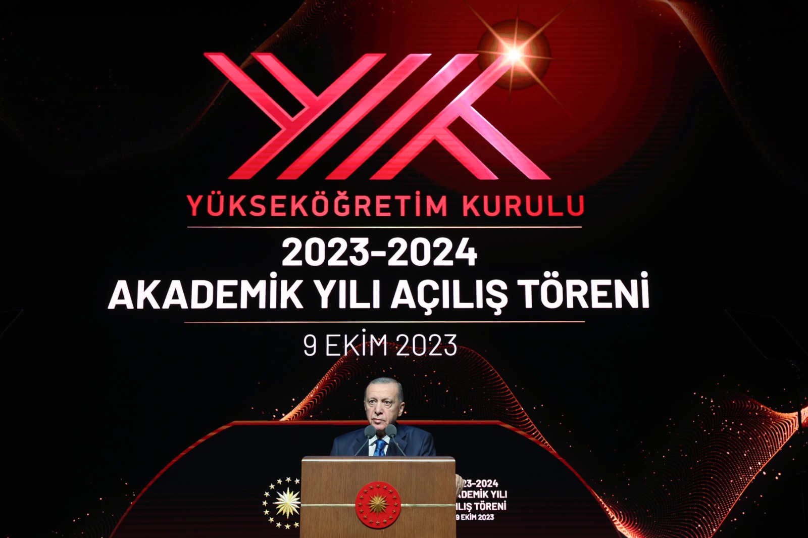 TRAKYA ÜNİVERSİTESİ REKTÖRÜ PROF. DR. ERHAN TABAKOĞLU, 2023-2024 YÜKSEKÖĞRETİM AKADEMİK YILI AÇILIŞ TÖRENİNE KATILDI