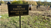 FEN FAKÜLTESİ BİYOLOJİ BÖLÜMÜNDEN 100. YIL EĞİTİM VE UYGULAMA ORMANI