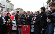 REKTÖR PROF. DR. ERHAN TABAKOĞLU “ÖZGÜR FİLİSTİN YÜRÜYÜŞÜ”NE KATILDI