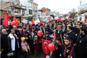 REKTÖR PROF. DR. ERHAN TABAKOĞLU “ÖZGÜR FİLİSTİN YÜRÜYÜŞÜ”NE KATILDI