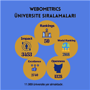 TRAKYA ÜNİVERSİTESİ, WEBOMETRICS DÜNYANIN EN İYİ ÜNİVERSİTELERİ SIRALAMASINDA TÜRKİYE’DE 50. SIRADA YER ALDI 