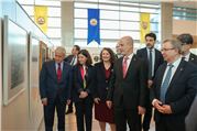 YÜKSEKÖĞRETİM KURULU BAŞKANI PROF. DR. EROL ÖZVAR “AKADEMİSYEN SANATÇILAR, BASKIRESİM SEÇKİSİ”NİN AÇILIŞINI GERÇEKLEŞTİRDİ