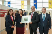 YÜKSEKÖĞRETİM KURULU BAŞKANI PROF. DR. EROL ÖZVAR “AKADEMİSYEN SANATÇILAR, BASKIRESİM SEÇKİSİ”NİN AÇILIŞINI GERÇEKLEŞTİRDİ