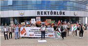 TRAKYA ÜNİVERSİTESİ ÖĞRENCİLERİNDEN “REFAH” PROTESTOSU