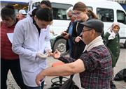 TRAKYA ÜNİVERSİTESİNDEN SARAÇLAR CADDESİNDE TANSİYON VE ŞEKER TARAMASI