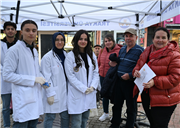 TRAKYA ÜNİVERSİTESİNDEN SARAÇLAR CADDESİNDE TANSİYON VE ŞEKER TARAMASI