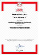 ÖĞRETİM ÜYELERİMİZİN PATENT BAŞARISI