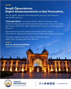 Trakya Üniversitesi Rektörlüğü